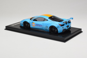 Ferrari 458 LB Works Gulf Blue Orange BBA 1:18 REMC033 Смола — снимка 5 от 7
