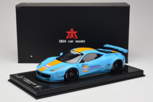 Ferrari 458 LB Works Gulf Blue Orange BBA 1:18 REMC033 Смола — снимка 7 от 7