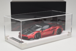 Ferrari 458 Liberty Walk LB-Silhouette WORKS GT Candy Червен IVY 1:18 REMC003 Смола — снимка 6 от 6