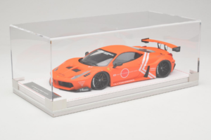 Ferrari 458 Liberty Walk LB-Silhouette WORKS GT Оранжев IVY 1:18 REMC002 Смола — снимка 2 от 6
