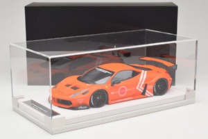 Ferrari 458 Liberty Walk LB-Silhouette WORKS GT Оранжев IVY 1:18 REMC002 Смола — снимка 6 от 6