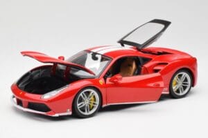 Ferrari 488 GTB Червен Bburago 1:18 18-76102 Метал — снимка 2 от 8