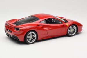 Ferrari 488 GTB Червен Bburago 1:18 18-16008 Метал — снимка 3 от 8