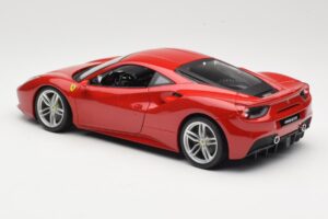 Ferrari 488 GTB Червен Bburago 1:18 18-16008 Метал — снимка 7 от 8