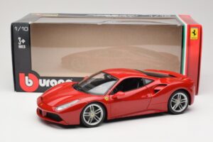 Ferrari 488 GTB Червен Bburago 1:18 18-16008 Метал — снимка 8 от 8