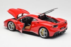 Ferrari 488 GTB Червен Bburago 1:18 18-76102 Метал — снимка 5 от 8