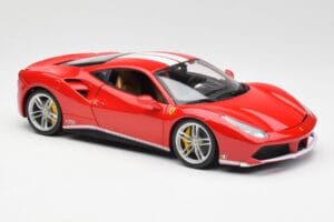 Ferrari 488 GTB Червен Bburago 1:18 18-76102 Метал — снимка 6 от 8