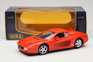 Ferrari 512 TR Червен Mira 1:18 6144 Метал — снимка 8 от 8