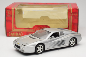 Ferrari 512 TR Сребрист Mira 1:18 6178-B1 Метал — снимка 8 от 8