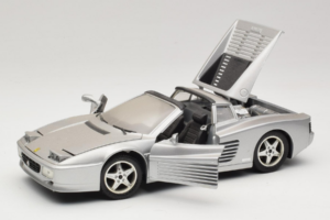 Ferrari 512TR Targa Сребрен Mira 1:18 6175 Метал — снимка 2 от 8