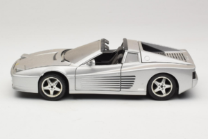 Ferrari 512TR Targa Сребрен Mira 1:18 6175 Метал — снимка 4 от 8