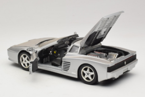 Ferrari 512TR Targa Сребрен Mira 1:18 6175 Метал — снимка 5 от 8