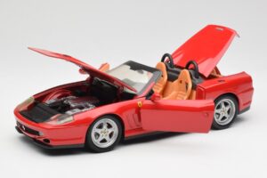 Ferrari 550 Barchetta Pininfarina Червен Bburago 1:18 327660 Метал — снимка 2 от 8