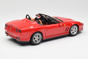 Ferrari 550 Barchetta Pininfarina Червен Bburago 1:18 327660 Метал — снимка 3 от 8