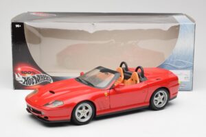 Ferrari 550 Barchetta Pininfarina Червен Bburago 1:18 327660 Метал — снимка 8 от 8