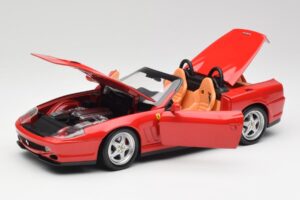 Ferrari 550 Barchetta Rosso Corsa Hot Wheels 1:18 29441 Метал — снимка 2 от 8