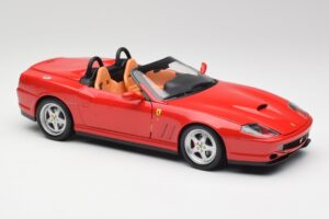 Ferrari 550 Barchetta Rosso Corsa Hot Wheels 1:18 29441 Метал — снимка 6 от 8