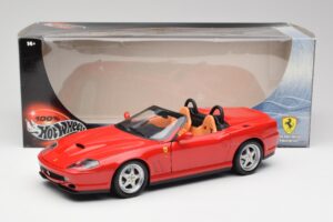 Ferrari 550 Barchetta Rosso Corsa Hot Wheels 1:18 29441 Метал — снимка 8 от 8