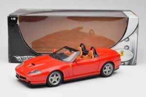 Ferrari 550 Barchetta Rosso Corsa Hot Wheels 1:18 74299294419 Метал — снимка 8 от 8