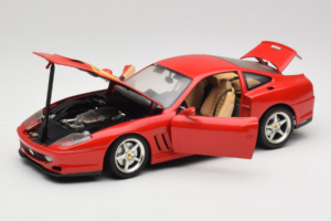 Ferrari 550 Maranello 22 Jahre Ferrari Model Club Червен Bburago 1:18 3064-P2 Метал — снимка 2 от 8