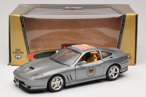 Ferrari 550 Maranello 25 Ferrari Model Club Сребрист Bburago 1:18 3344-S1 Метал — снимка 7 от 7