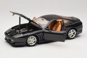 Ferrari 550 Maranello Черен Металик Bburago 1:18 3344-B1 Метал — снимка 2 от 8