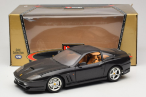 Ferrari 550 Maranello Черен Металик Bburago 1:18 3344-B1 Метал — снимка 8 от 8