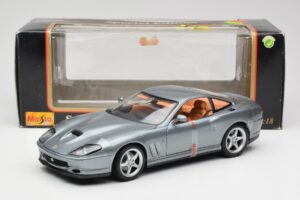 Ferrari 550 Maranello Сив Metallic Maisto 1:18 4839 Метал — снимка 6 от 6