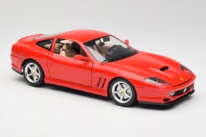 Ferrari 550 Maranello Червен Bburago 1:18 3064 Метал — снимка 6 от 8
