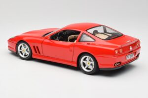 Ferrari 550 Maranello Червен Bburago 1:18 3064 Метал — снимка 7 от 8