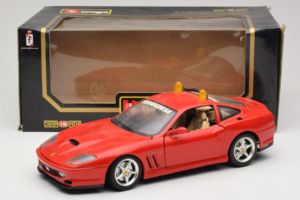 Ferrari 550 Maranello Safety Car Rosso Corsa Bburago 1:18 3064-P1 Метал — снимка 8 от 8