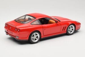 Ferrari 575M Maranello Червен Hot Wheels 1:18 54937 Метал — снимка 3 от 8