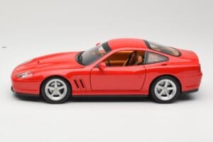 Ferrari 575M Maranello Червен Hot Wheels 1:18 54937 Метал — снимка 4 от 8