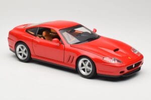 Ferrari 575M Maranello Червен Hot Wheels 1:18 54937 Метал — снимка 6 от 8