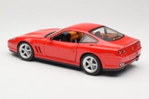 Ferrari 575M Maranello Червен Hot Wheels 1:18 54937 Метал — снимка 7 от 8
