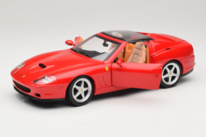 Ferrari 575M Superamerica Червен Hot Wheels 1:18 J2858 Метал — снимка 2 от 8