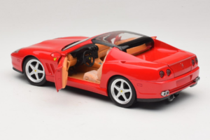 Ferrari 575M Superamerica Червен Hot Wheels 1:18 J2858 Метал — снимка 5 от 8
