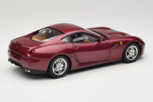 Ferrari 599 GTB Fiorano Тъмночервен Hot Wheels 1:18 M1200 Метал — снимка 3 от 8