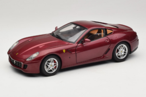 Ferrari 599 GTB Fiorano Тъмночервен Hot Wheels 1:18 M1200 Метал