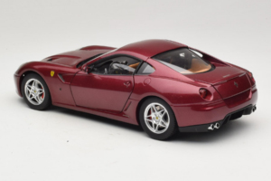 Ferrari 599 GTB Fiorano Тъмночервен Hot Wheels 1:18 M1200 Метал — снимка 7 от 8