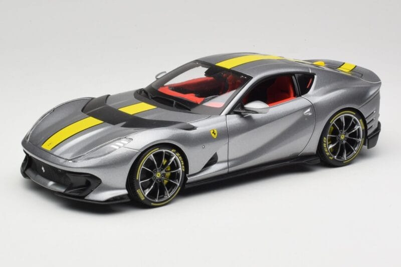 Ferrari 812 Competizione Grigio Coburn Bburago 1:18 18-01647 Метал