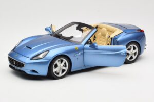 Ferrari California Светлосин Hot Wheels 1:18 N2043 Метал — снимка 2 от 8