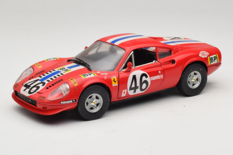 Ferrari Dino 246 GT #46 Червен Anson 1:18 3580-P1 Метал