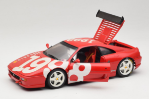 Ferrari F355 Berlinetta Червен с бели джанти UT Models 1:18 180074020-P2 Метал — снимка 2 от 8