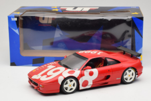 Ferrari F355 Berlinetta Червен с бели джанти UT Models 1:18 180074020-P2 Метал — снимка 8 от 8