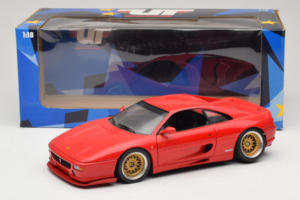 Ferrari F355 Berlinetta Червен С Персонализирани Златни Джанти UT Models 1:18 180074020-P5 Метал — снимка 8 от 8