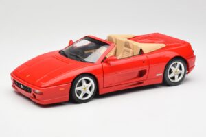 Ferrari F355 Spider Червен Hot Wheels 1:18 25733 Метал