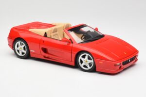 Ferrari F355 Spider Червен Hot Wheels 1:18 25733 Метал — снимка 6 от 8