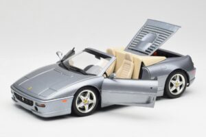 Ferrari F355 Spider Сребрист Hot Wheels 1:18 23907-M1 Метал — снимка 2 от 8
