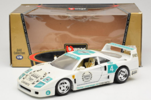 Ferrari F40 4444 Tage Garanta #4 Бял Bburago 1:18 3332-W5 Метал — снимка 8 от 8